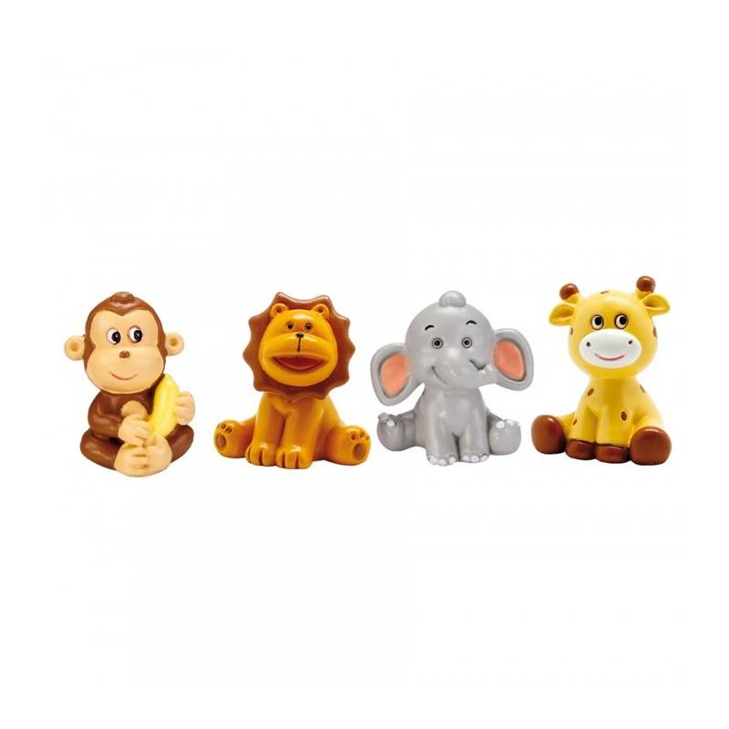 4 Figurines Animaux de la Savane 4 Figurines Animaux de la Savane