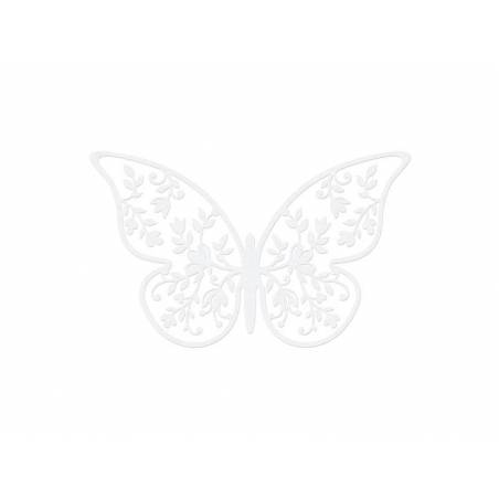 Décorations en papier Papillon 8 x 5 cm 