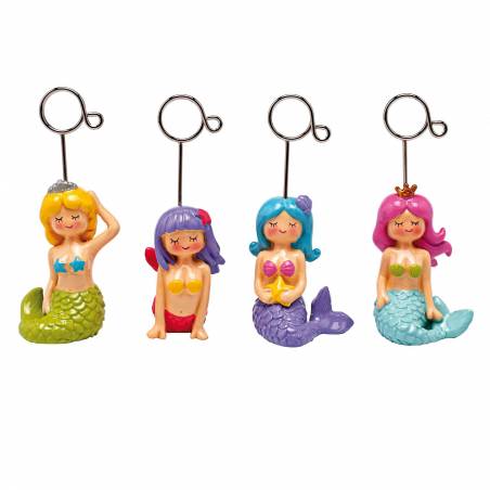 Sirene porte-carte 4ass 3h10cm Sirene porte-carte 4ass 3h10cm