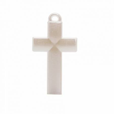 4 bijoux croix nacre 2,5h4,8cm 