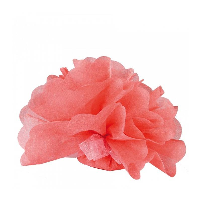 25 Tulles intissés - Couleur corail 25 Tulles intissés - Couleur corail