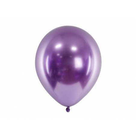 Ballons brillants 30cm violet 