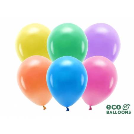 Ballons Eco 30cm mélange pastel 