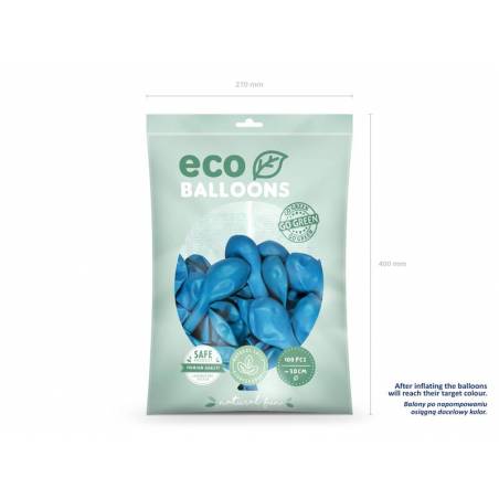 Ballons Eco 30cm bleu clair 