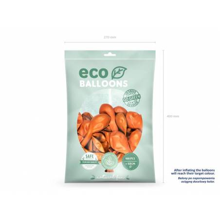 Ballons Eco 30cm orange 