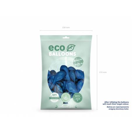 Ballons Eco 26cm bleu 