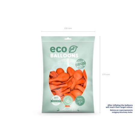 Ballons Eco 26cm orange 