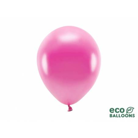 Ballons Eco 26cm métallique fuchsia 