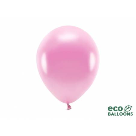 Ballons Eco 26cm métallique rose 