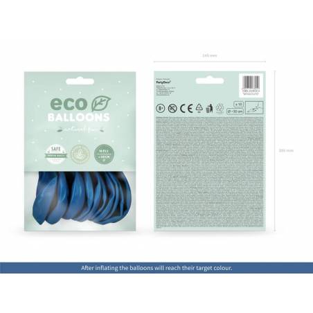 Ballons Eco 30cm bleu pastel 