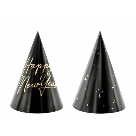 Chapeaux de fête Happy New Year 16 cm 