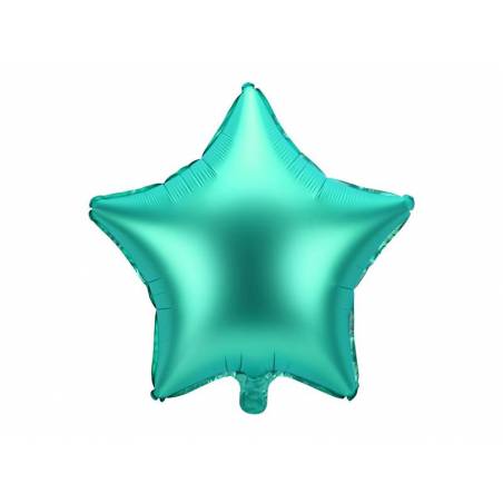 Ballon aluminium Star, 48cm, vert 