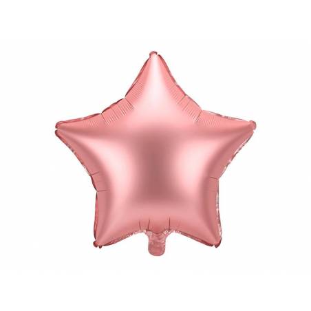 Ballon aluminium Star, 48cm, or rose 