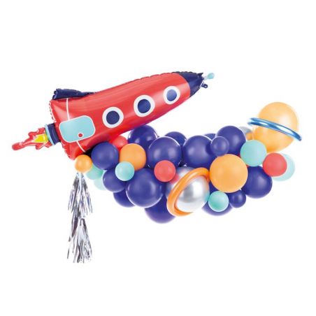 Guirlande de ballons - Rocket, mix, 154x130cm 