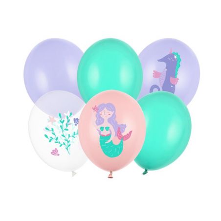 Ballons 30 cm Sea World mélange 