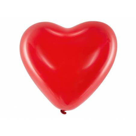 Ballons 16 '' Coeurs rouge pastel 