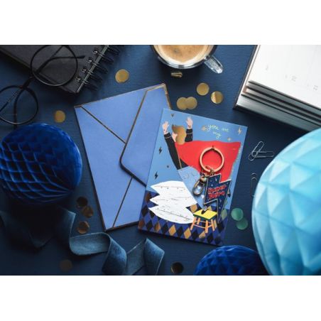 Carte avec porte-clés Super Hero, 12x16 cm Carte avec porte-clés Super Hero, 12x16 cm