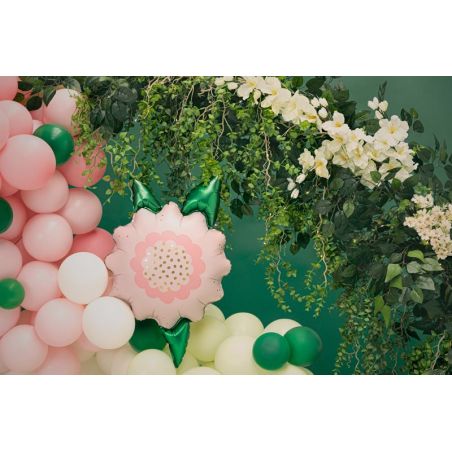 Ballon en feuille Fleur, 70x62 cm, mélange 