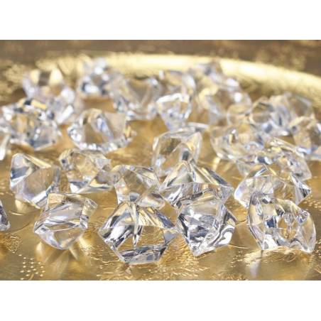 Cristal de glace incolore 25 x 21mm 