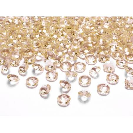 Confetti de diamant or 12mm 
