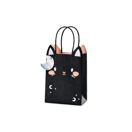 Sac cadeau Chat, mix, 8x14x18 cm 