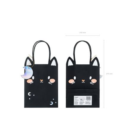 Sac cadeau Chat, mix, 8x14x18 cm Sac cadeau Chat, mix, 8x14x18 cm