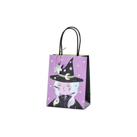 Sac cadeau Sorcière, mix, 8x14x18 cm Sac cadeau Sorcière, mix, 8x14x18 cm