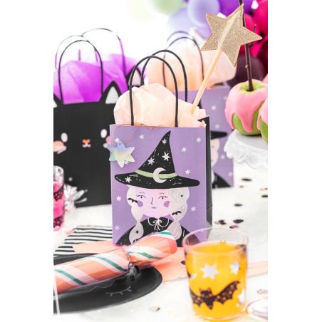 Sac cadeau Sorcière, mix, 8x14x18 cm Sac cadeau Sorcière, mix, 8x14x18 cm
