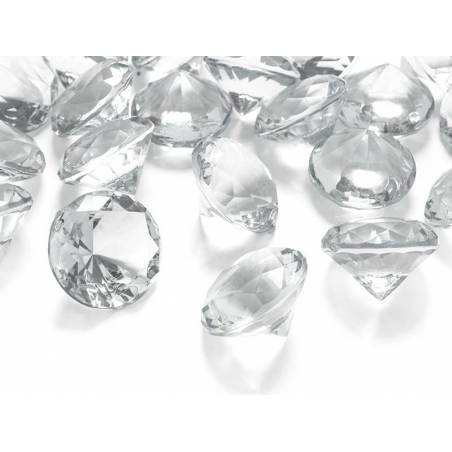 Confetti de diamant incolore 30mm 