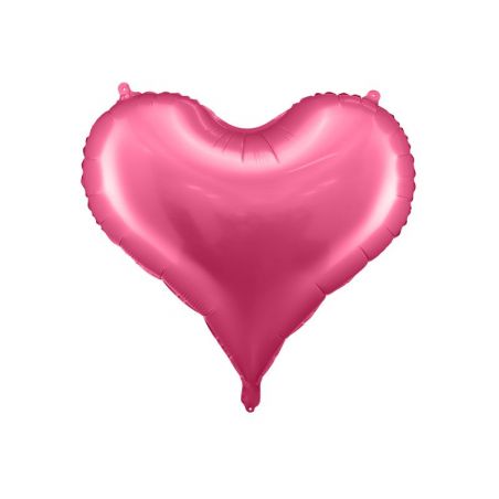 Ballon en feuille Coeur, 75x64,5 cm, rose 