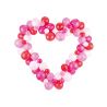 Guirlande de ballons avec cadre, rose, 160 cm Guirlande de ballons avec cadre, rose, 160 cm