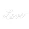 Néon LED - Amour, blanc, 61x27,4 cm Néon LED - Amour, blanc, 61x27,4 cm