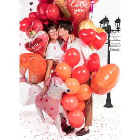 Ballon en feuille Pouvoir d'amour, 54x66 cm, mélange 