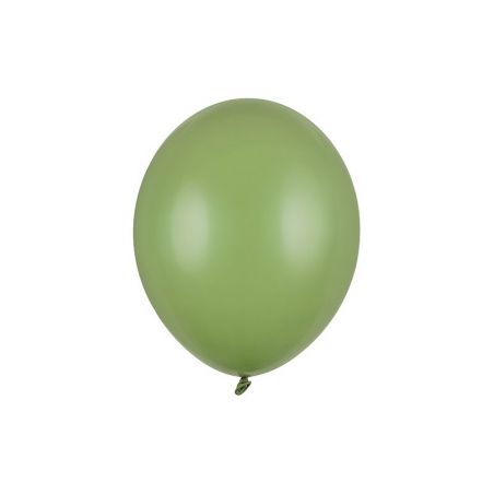 Ballons forts 30 cm Vert romarin pastel 