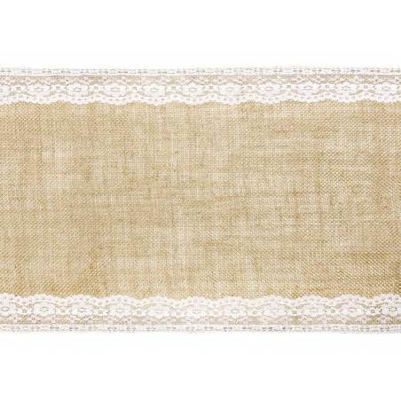 Chemin de table en jute 0.28x2.75m 