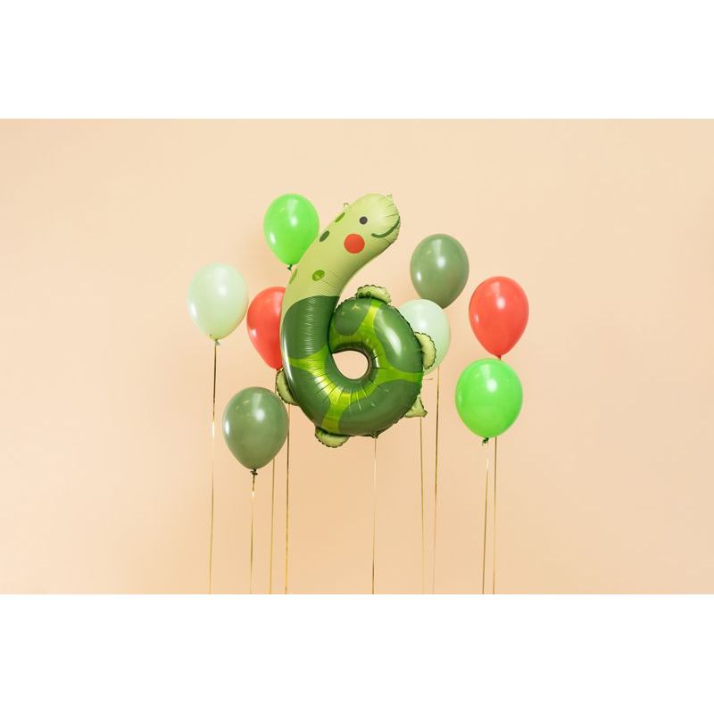Ballon Numéro 6 - Tortue, 75x96 cm