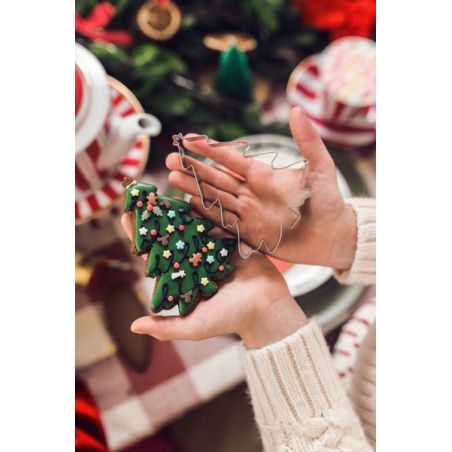 Emporte-pièces Joyeux Noël argent 
