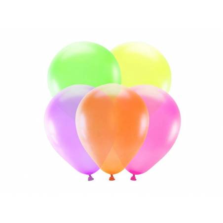 Ballons fluo 25cm mélanger 