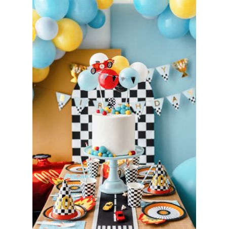 Ballon de décoration de gâteau Voiture, mix, 29 cm 