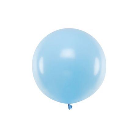 Ballon rond 60 cm, Pastel Baby Blue 