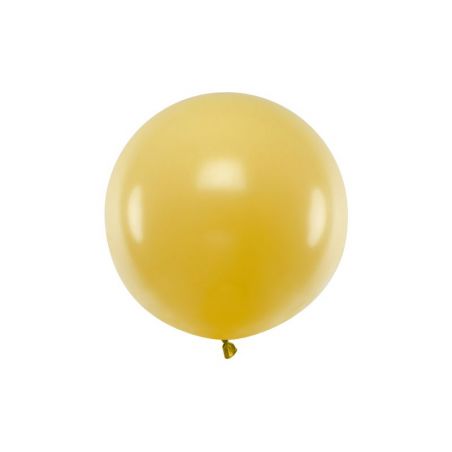 Ballon rond 60 cm, or métallisé 