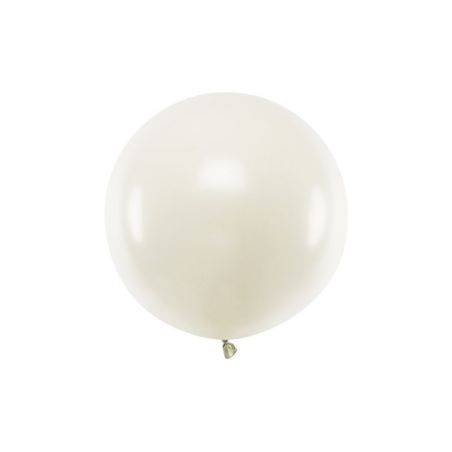 Ballon rond 60 cm, Pastel Light Cream 