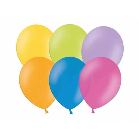 Ballons de fête 25cm mélanger 