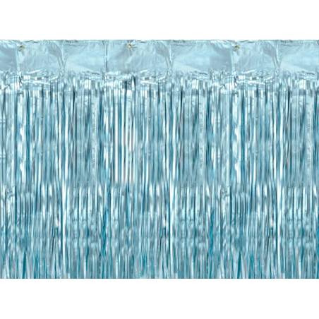 Rideau de fête bleu 90x250cm 