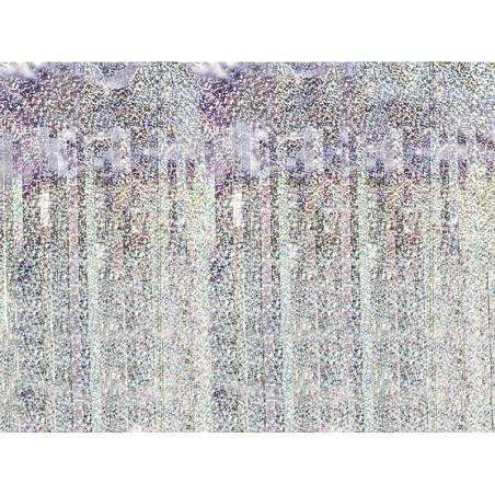 Rideau de fête holographique 90 x 250cm 