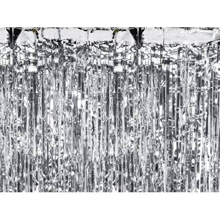 Rideau de fête argent 09 x 25m 