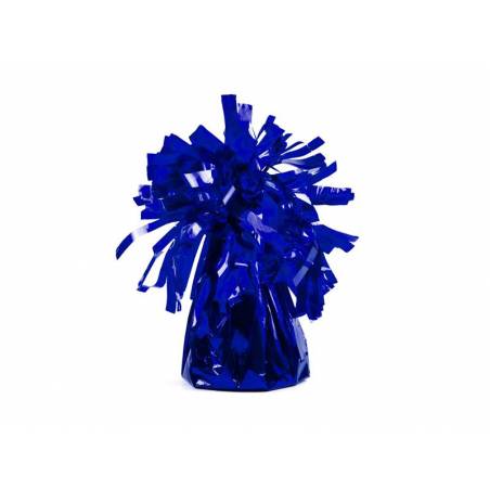 Poids du ballon en feuille bleu royal 