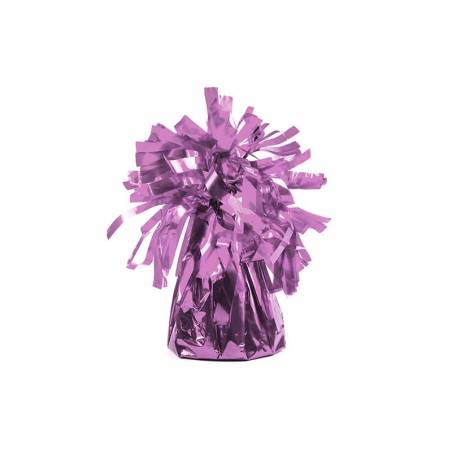 Poids du ballon en feuille rose 