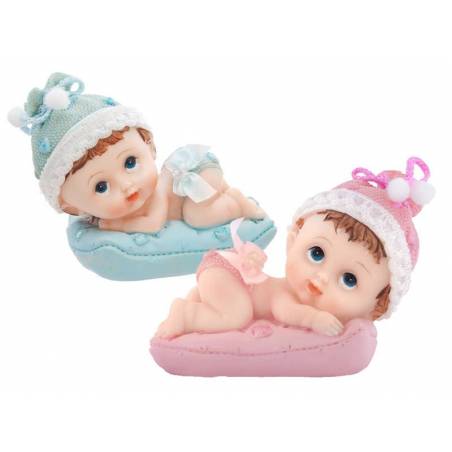 Figurines Fille avec un oreiller 9cm 