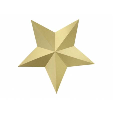 Étoiles de décoration or 